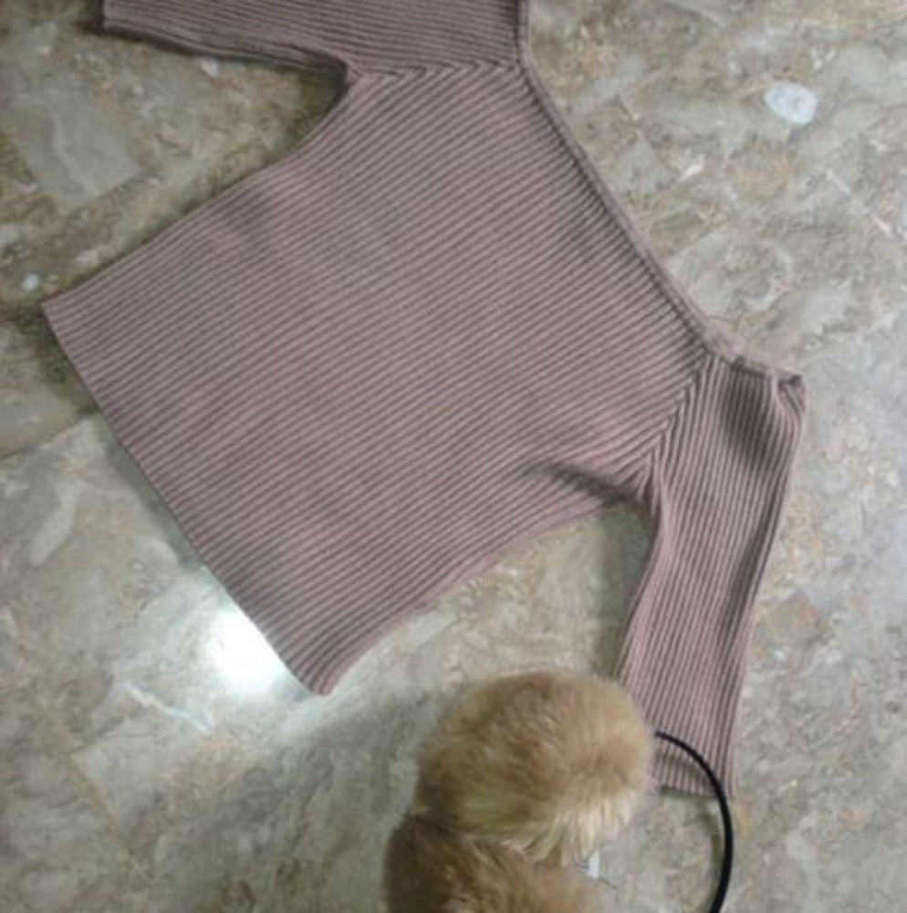 Ribbed crop top